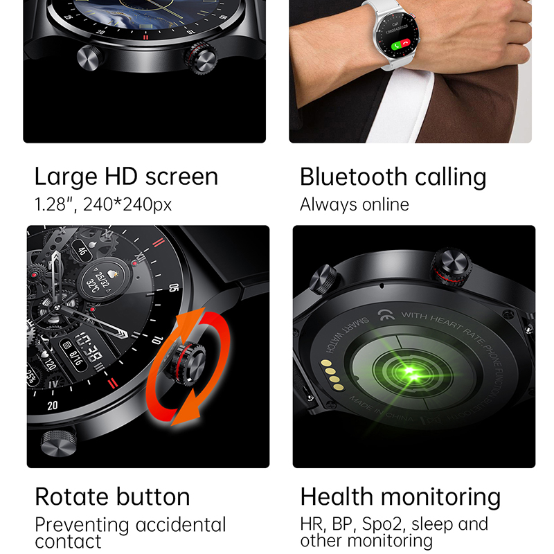 ECG+PPG Bluetooth Call Smart W - Smartwatch Face ulasan dan harga