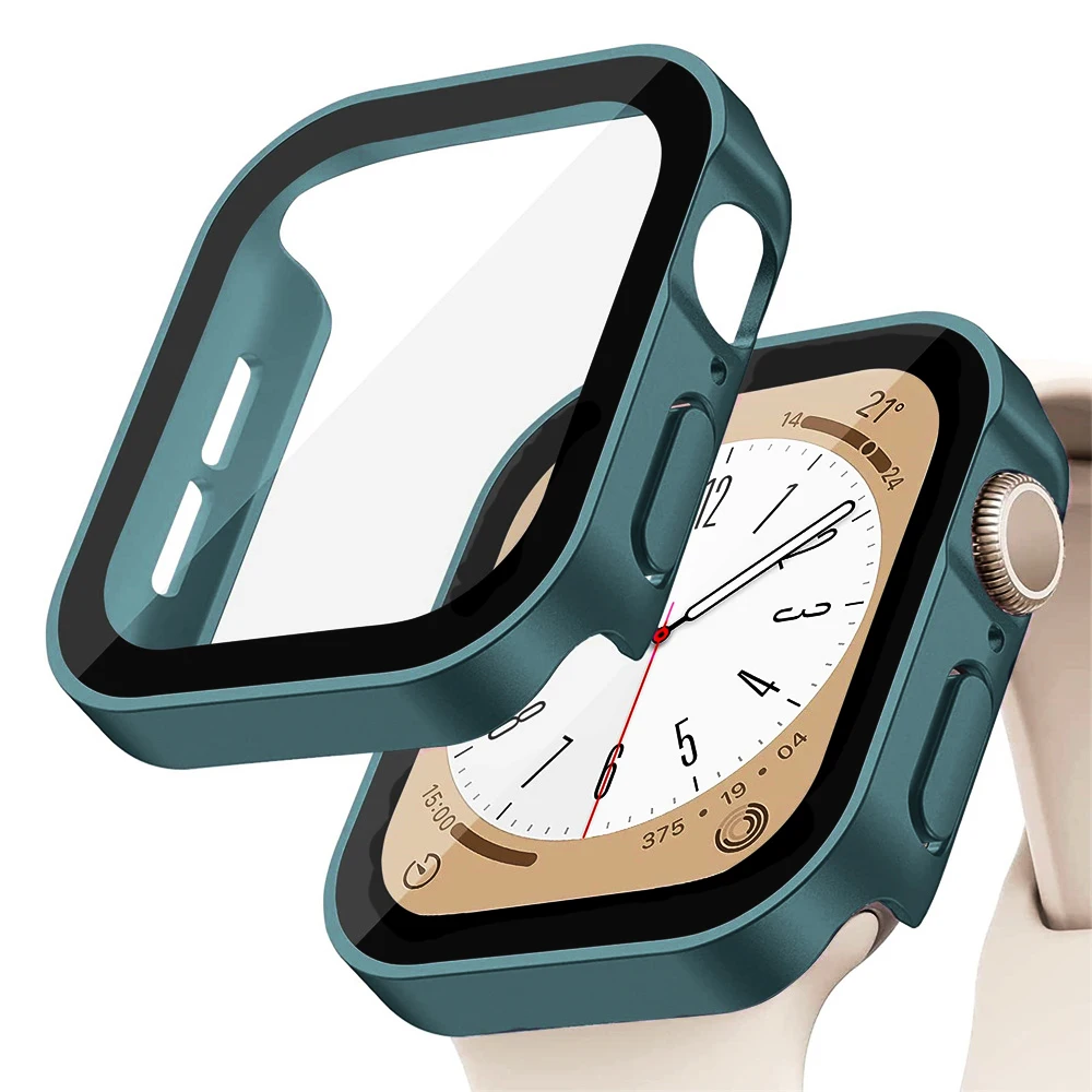 Glass+cover For Apple Watch ca - Smartwatch Watch Accessories For Women ulasan dan harga