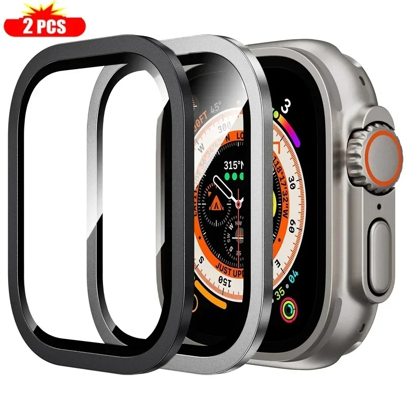 2PCS Tempered Glass for Apple  - Smartwatch Straps & Accessories ulasan dan harga