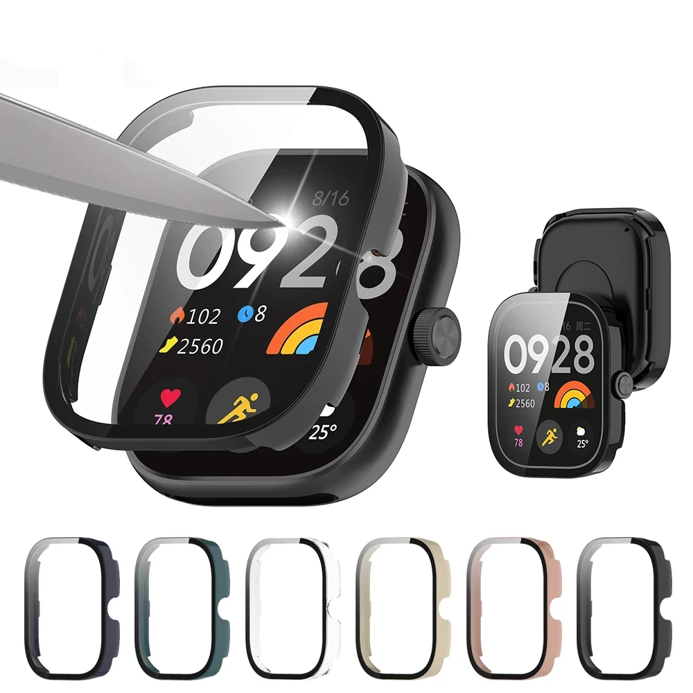 Tempered Glass+Case For Xiaomi - Smartwatch Watch Accessories For Women ulasan dan harga