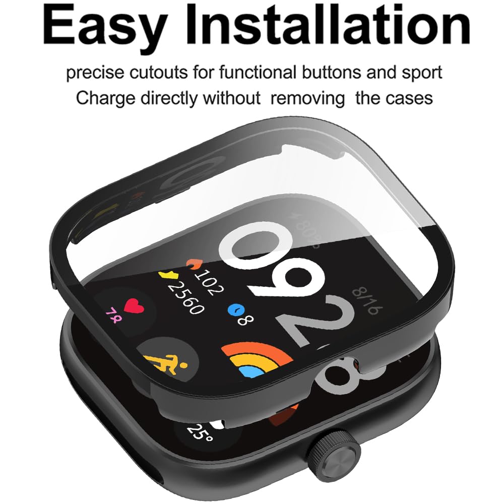 Tempered Glass+Case For Xiaomi - Smartwatch Watch Accessories For Women ulasan dan harga