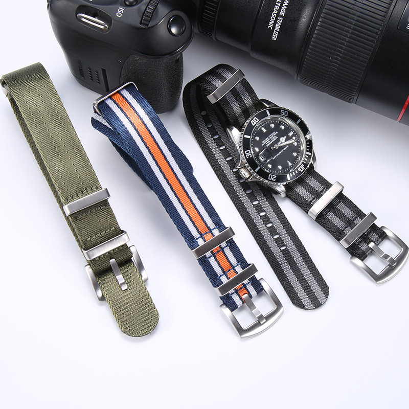 High End Soft Nylon Replacemen - Nylon Nato Strap ulasan dan harga