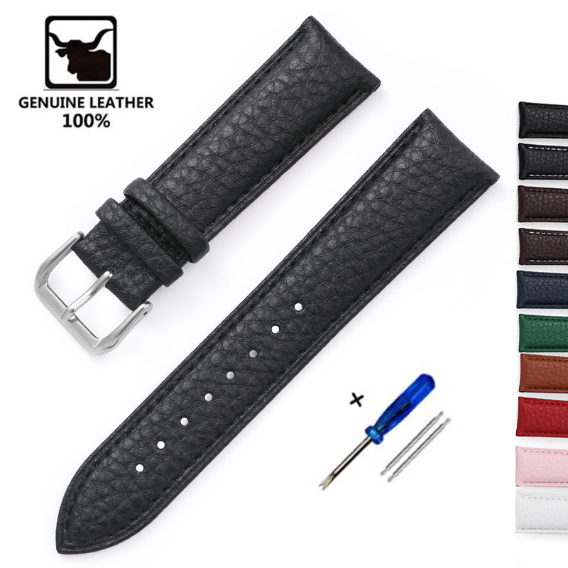 Litchi Pattern Soft Leather Wa - Nylon Nato Strap ulasan dan harga
