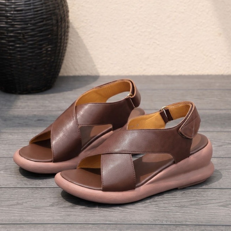 Classic Womens Shoes Luxury Ge - Leather Classic Strap ulasan dan harga