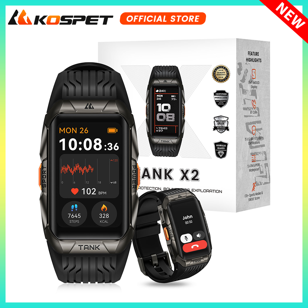 KOSPET TANK X2 Smart Watch For - Smartwatch Face ulasan dan harga