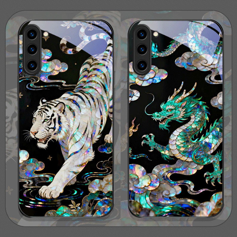 Stylish Tiger Dragon Marble Te - Samsung Galaxy S25 ulasan dan harga
