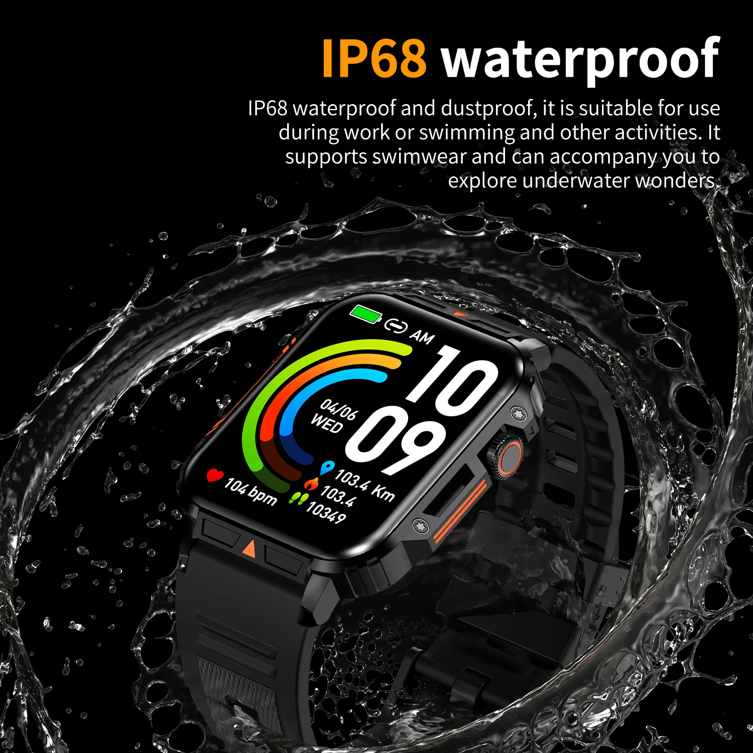 2026 Luxury Military Smart Wat - Smartwatch Face ulasan dan harga