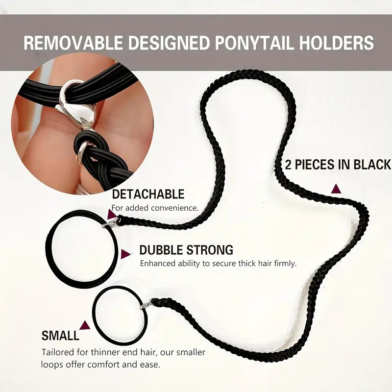 Long Elastic Ponytail Holder M - Milanaise Mesh Band ulasan dan harga