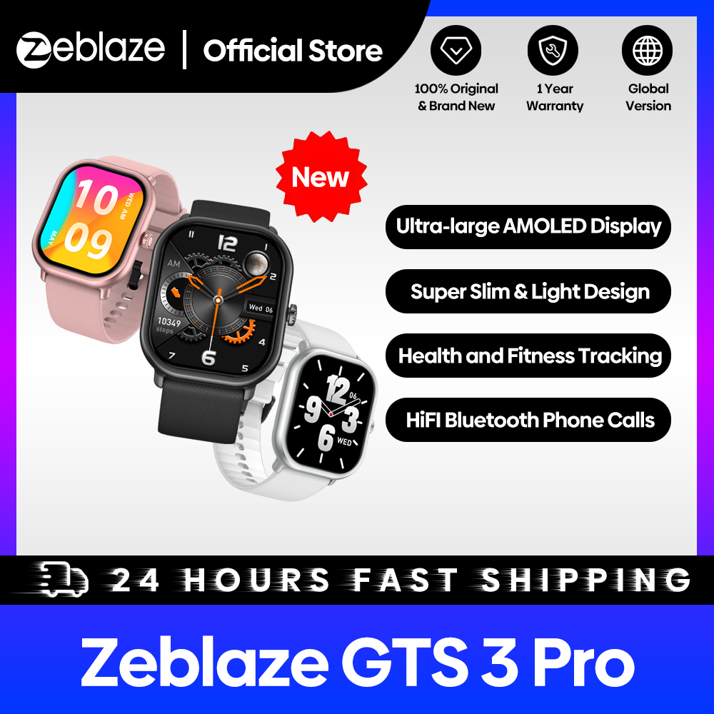 New Zeblaze GTS 3 Pro Voice Ca - Smartwatch Face ulasan dan harga