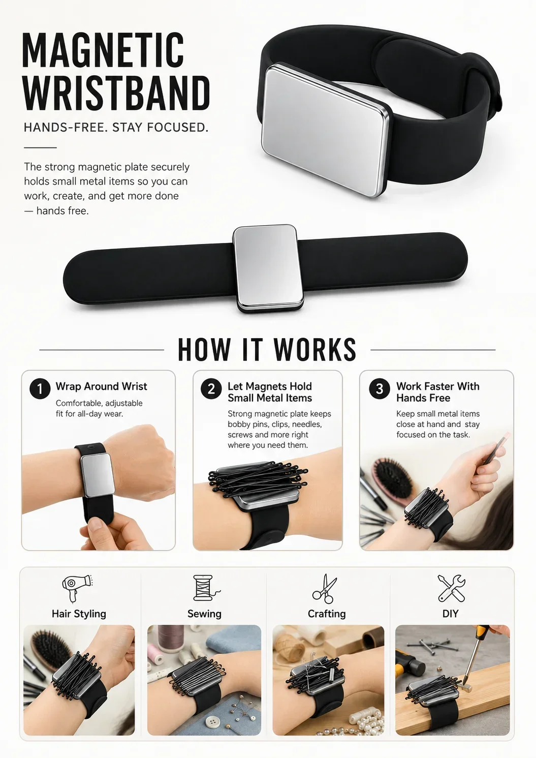 Magnetic Bracelet Watch Band,  - Smartwatch Straps & Accessories ulasan dan harga