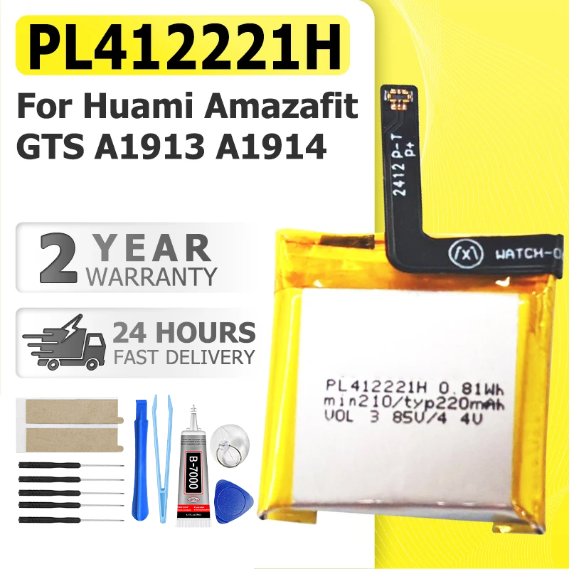 PL412221H Brand-New Battery Fo - Smartwatch A1914 ulasan dan harga